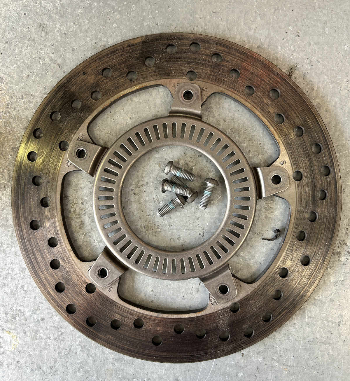 BMW S1000RR Rear Brake Rotor ABS Ring 09-14