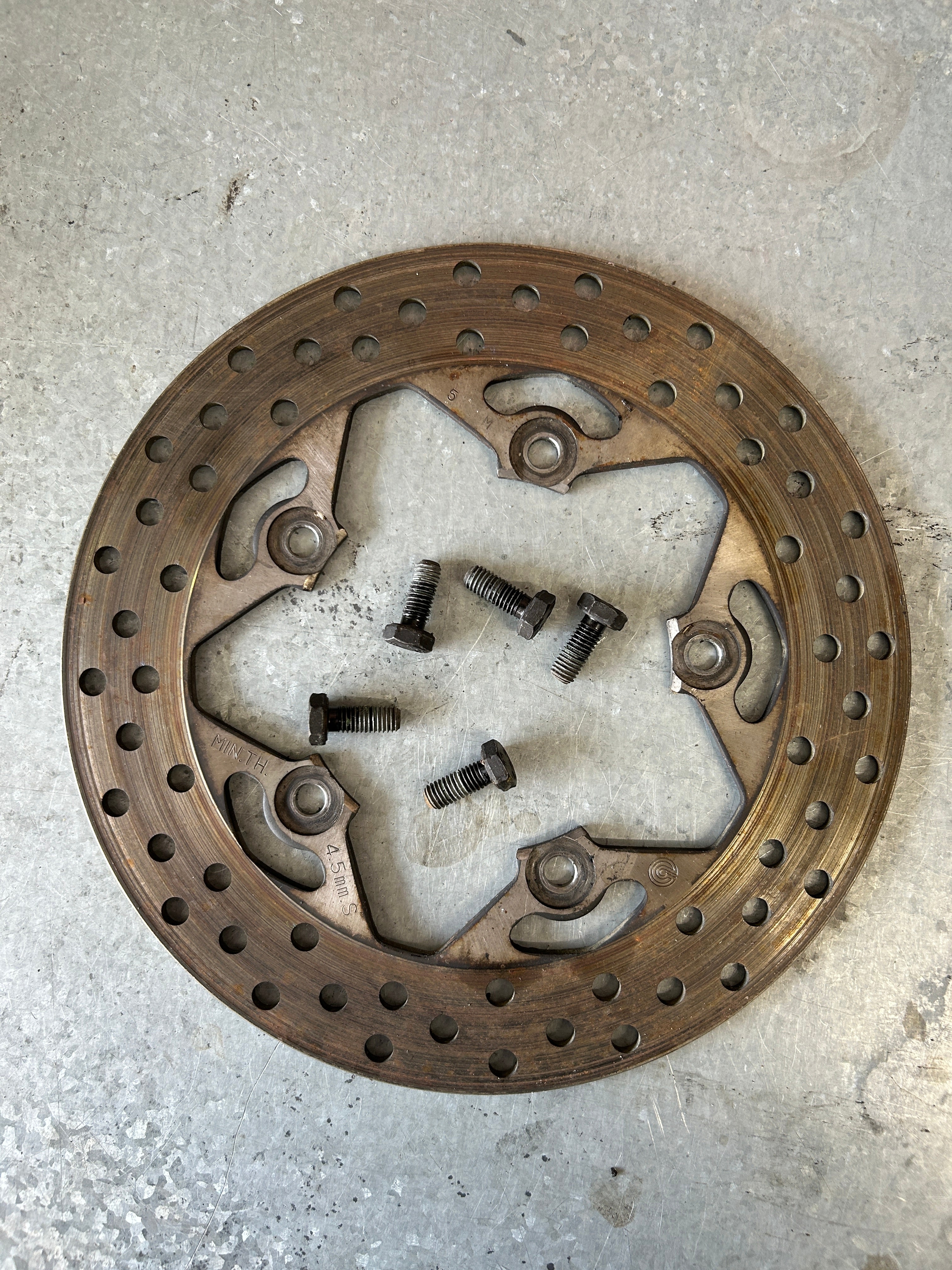 DUCATI 749 999 OEM Rear Brake Rotor