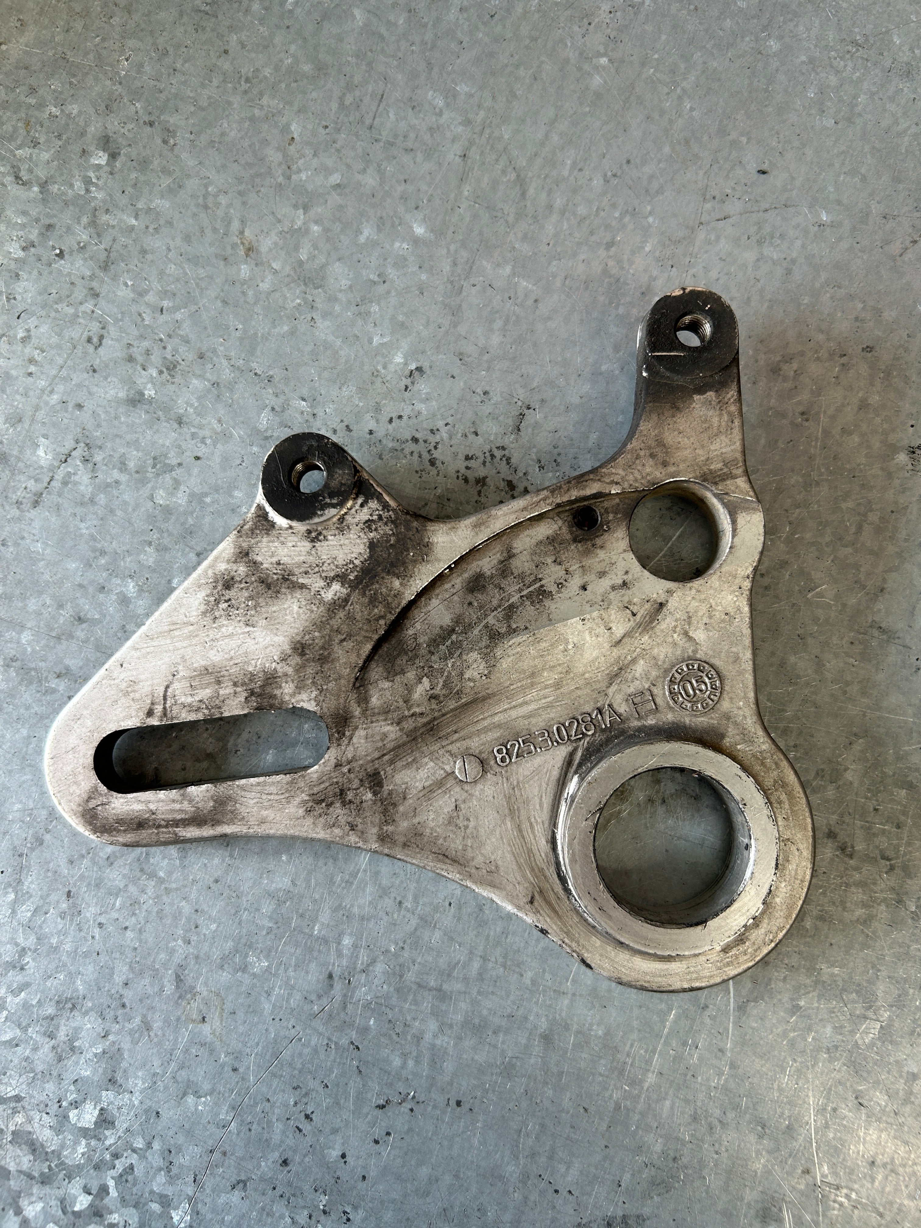 Ducati 749R 749S 999 999R Rear Wheel Brake Disc Caliper Mount Bracket