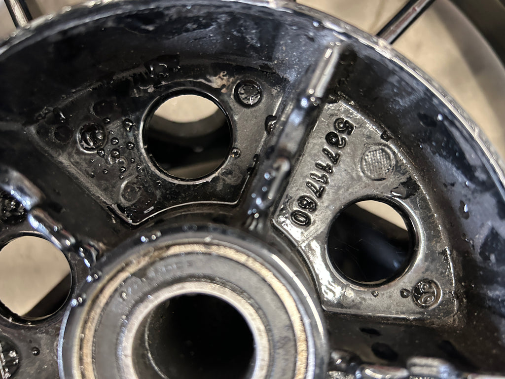 2009-2014 BMW S1000RR BLACK REAR WHEEL RIM (53711760)