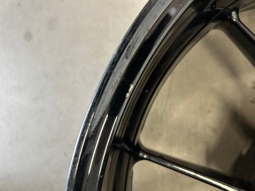 2009-2014 BMW S1000RR BLACK REAR WHEEL RIM (53711760)