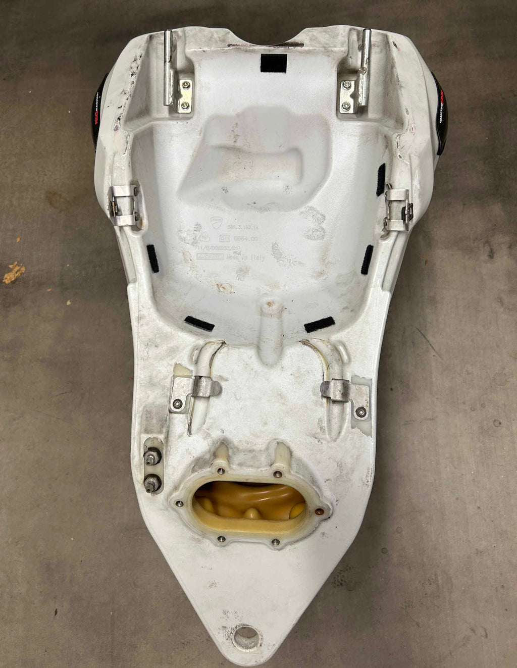 Ducati 848 1098 1198 OEM Fuel Tank White 2008-2013