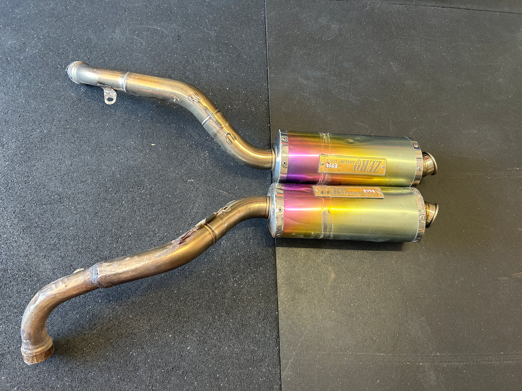 Honda RC51 RVT1000R Moriwaki Zero High Mount Titanium exhaust SP1 00-01