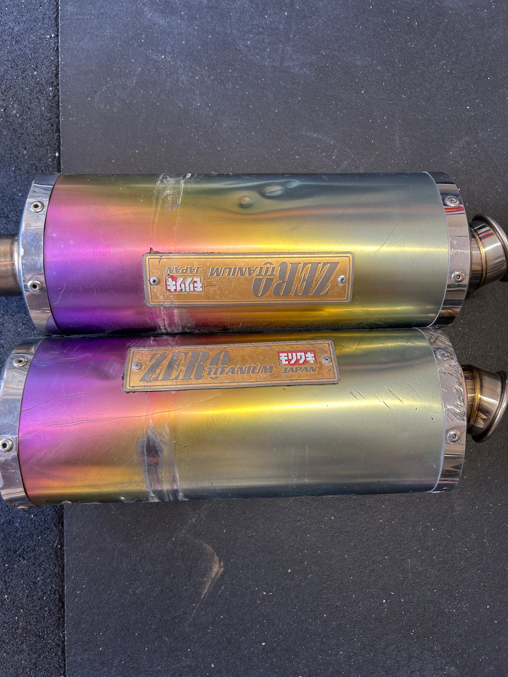 Honda RC51 RVT1000R Moriwaki Zero High Mount Titanium exhaust SP1 00-01