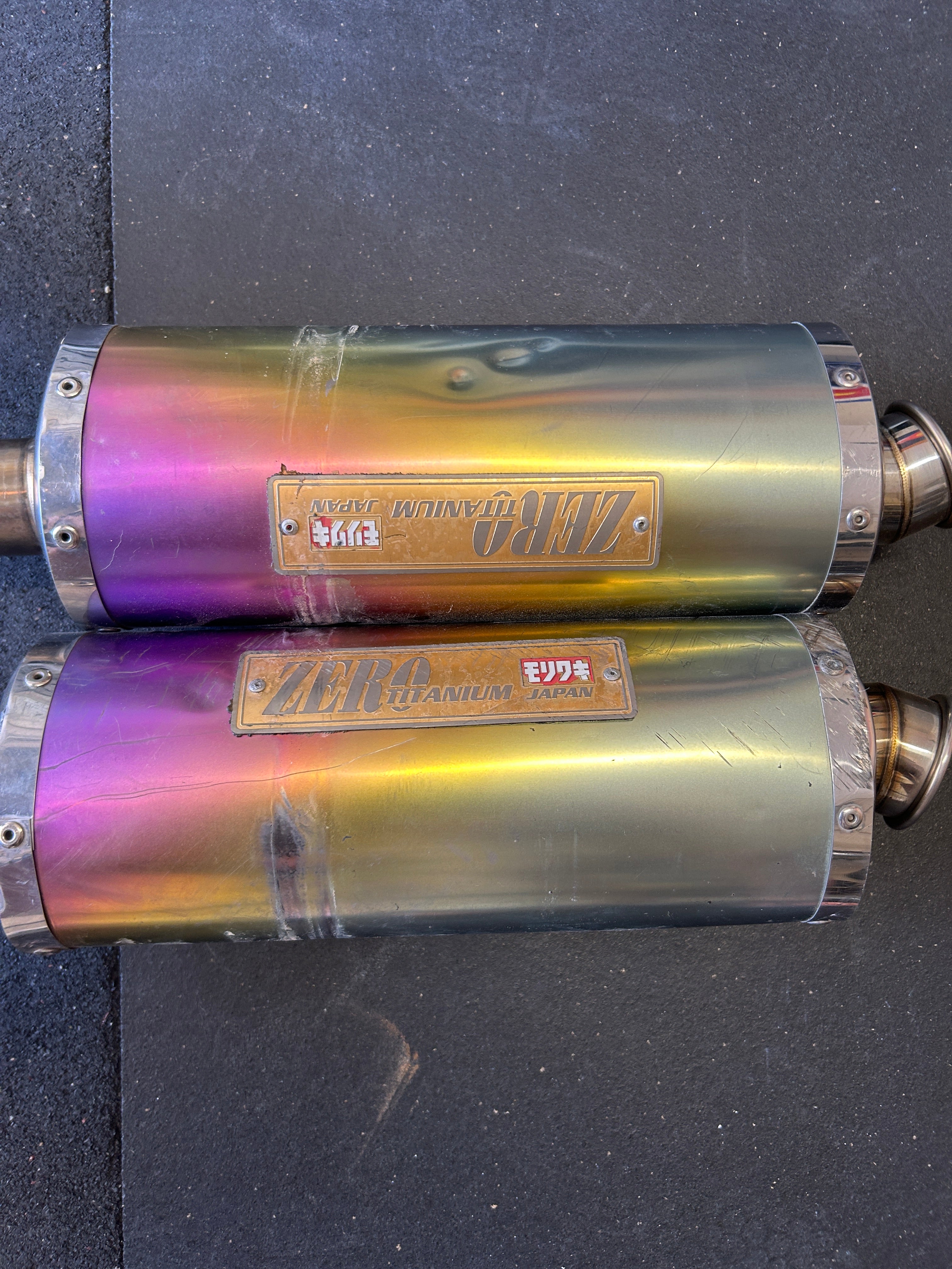 Honda RC51 RVT1000R Moriwaki Zero High Mount Titanium exhaust SP1 00-01