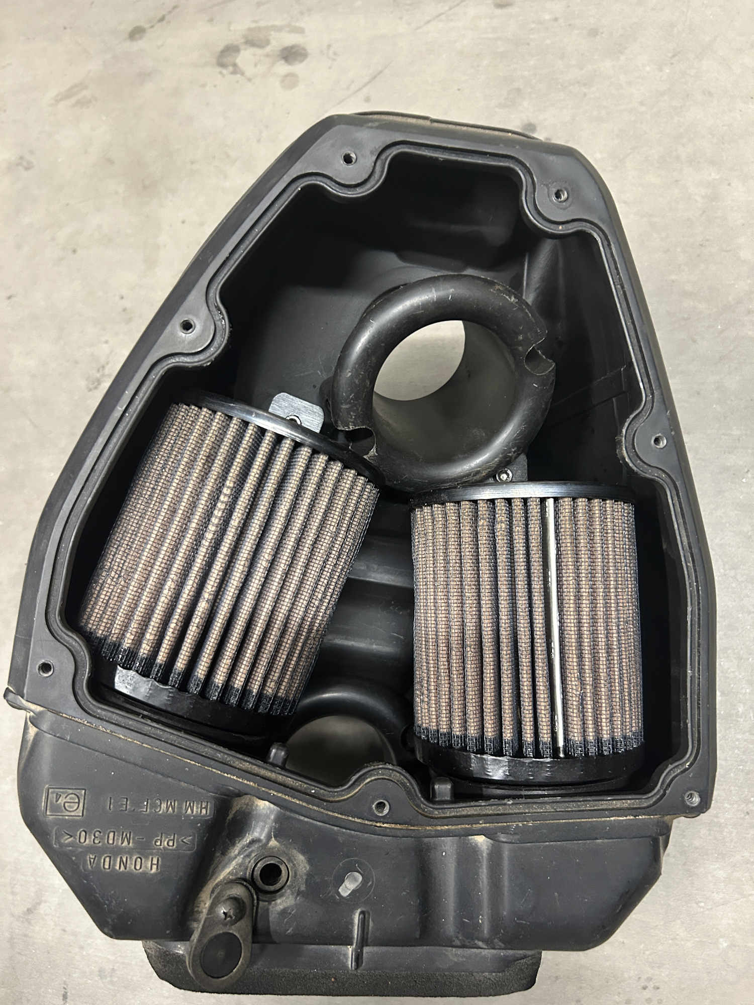 Honda RC51 RVT1000R Airbox Assembly K&N Filters SP1 00-01