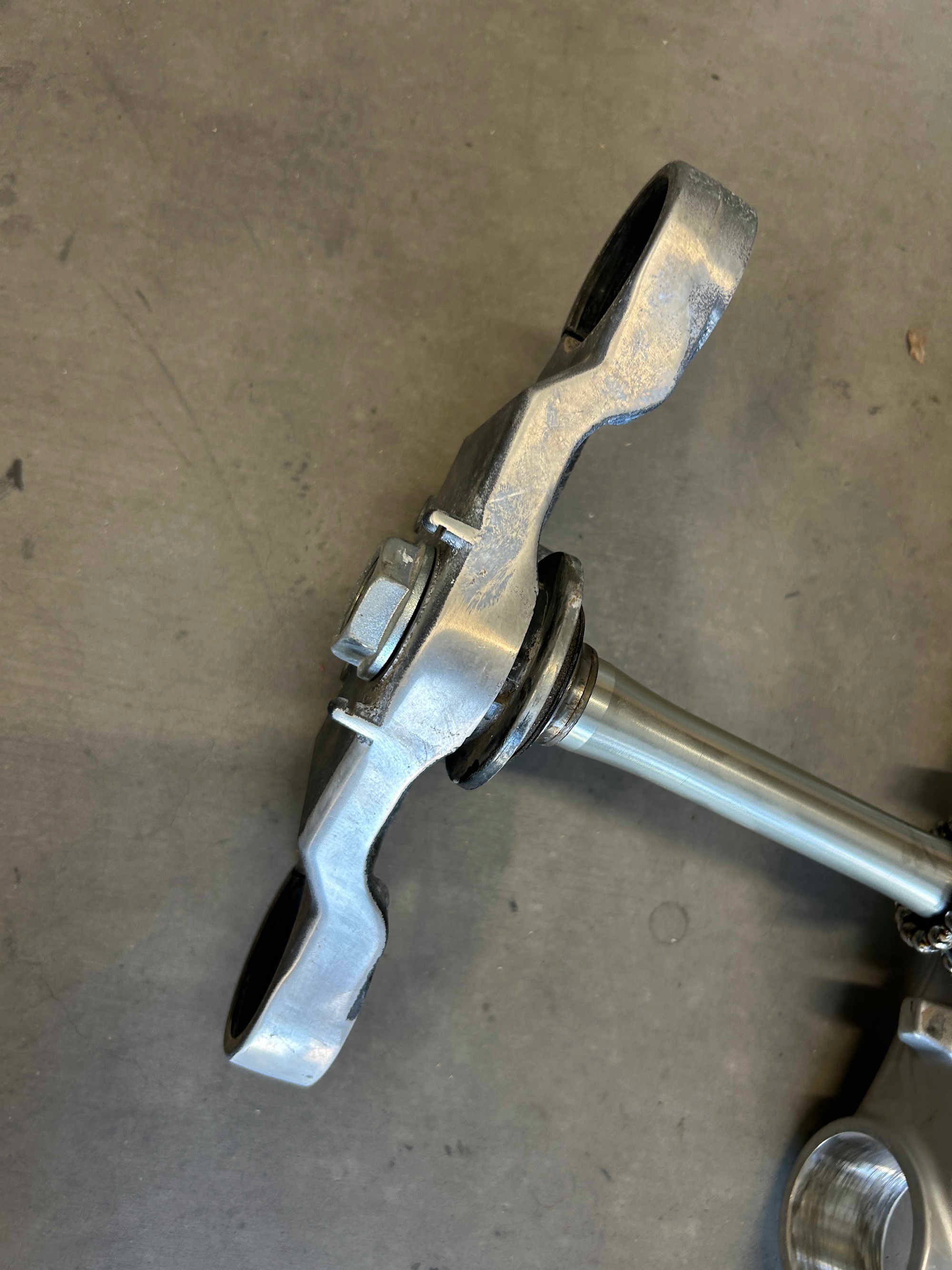 2004-2005 HONDA CBR 1000RR OEM FRONT FORKS CLAMP UPPER LOWER TRIPLE TREE STEM