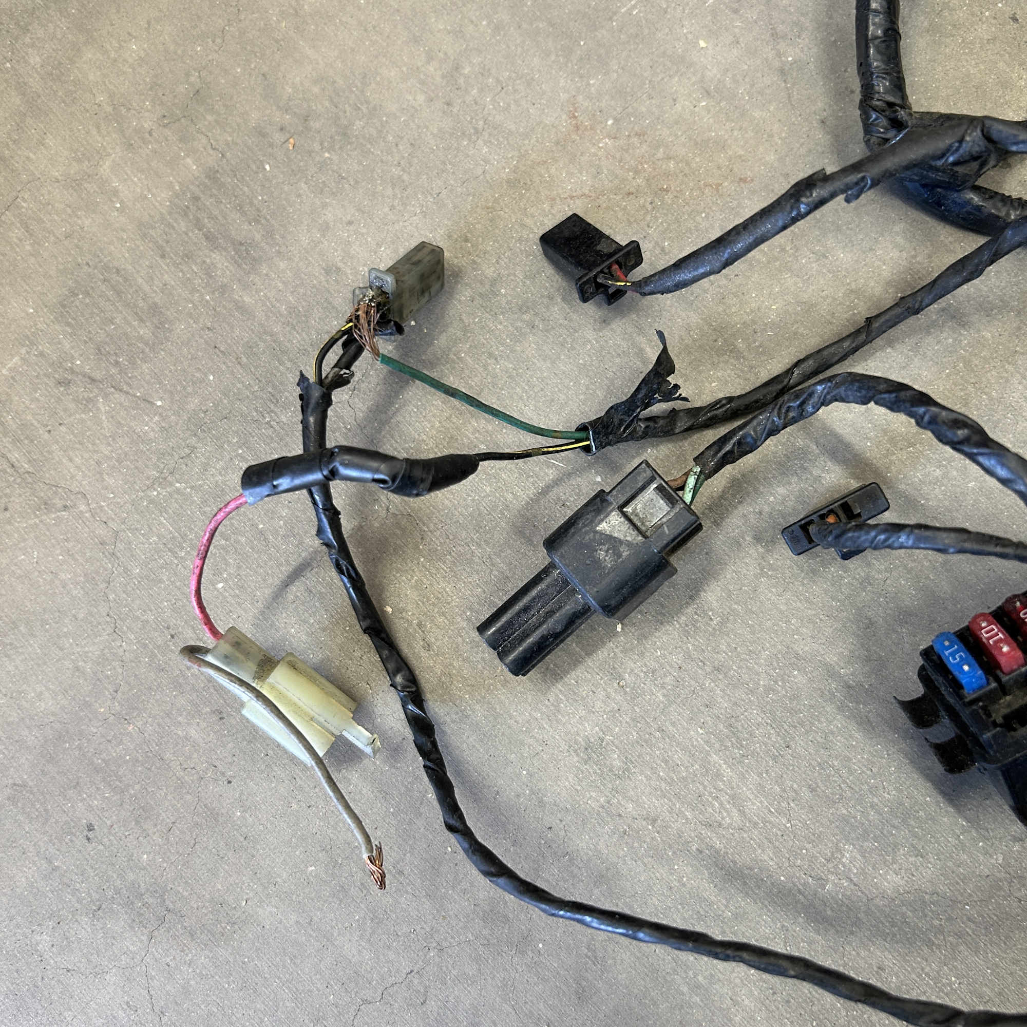 2006-2007 KAWASAKI NINJA ZX10R OEM MAIN ENGINE WIRING HARNESS MOTOR WIRE LOOM