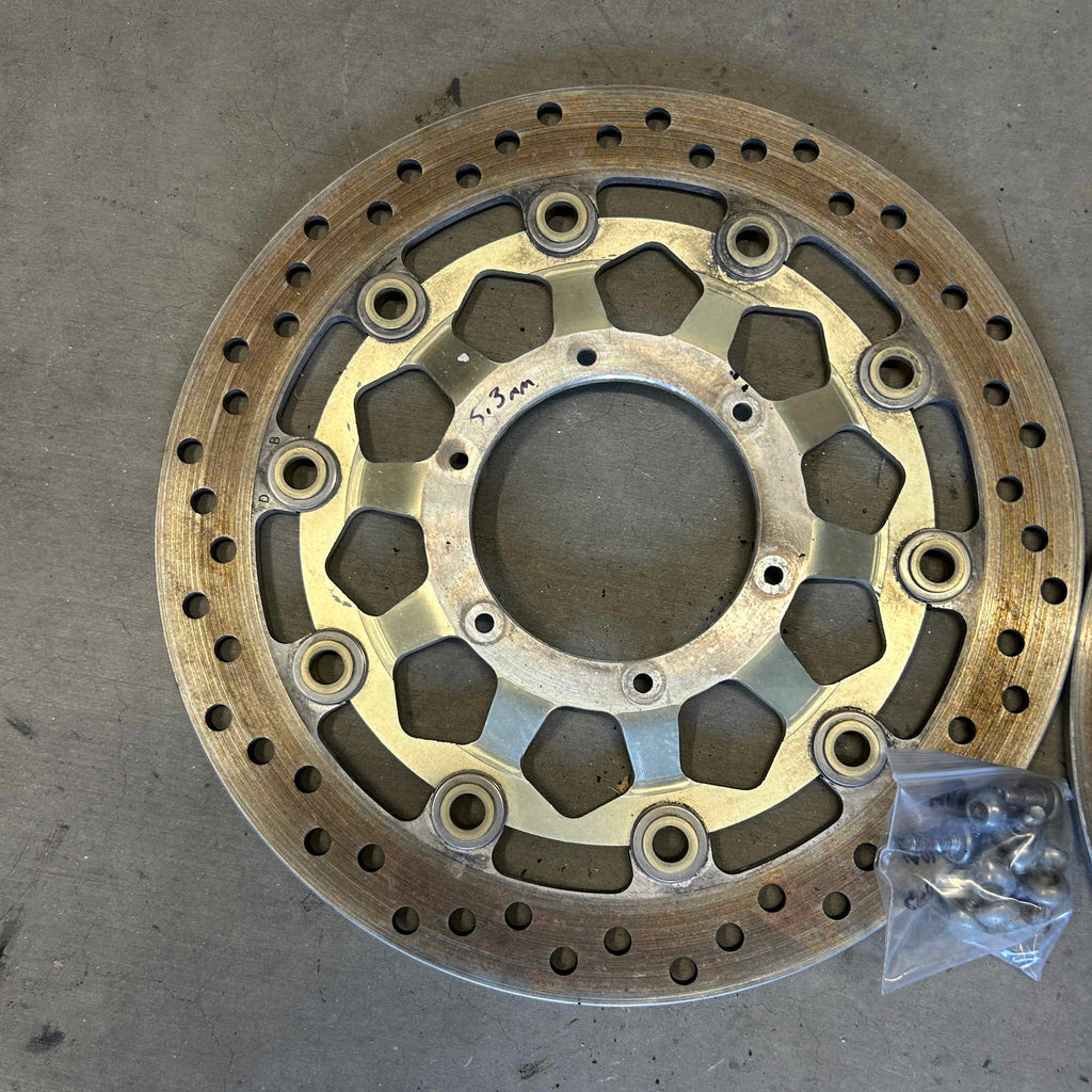 04-05 HONDA CBR1000RR FRONT BRAKE ROTORS DISC OEM LEFT RIGHT 2004-2005