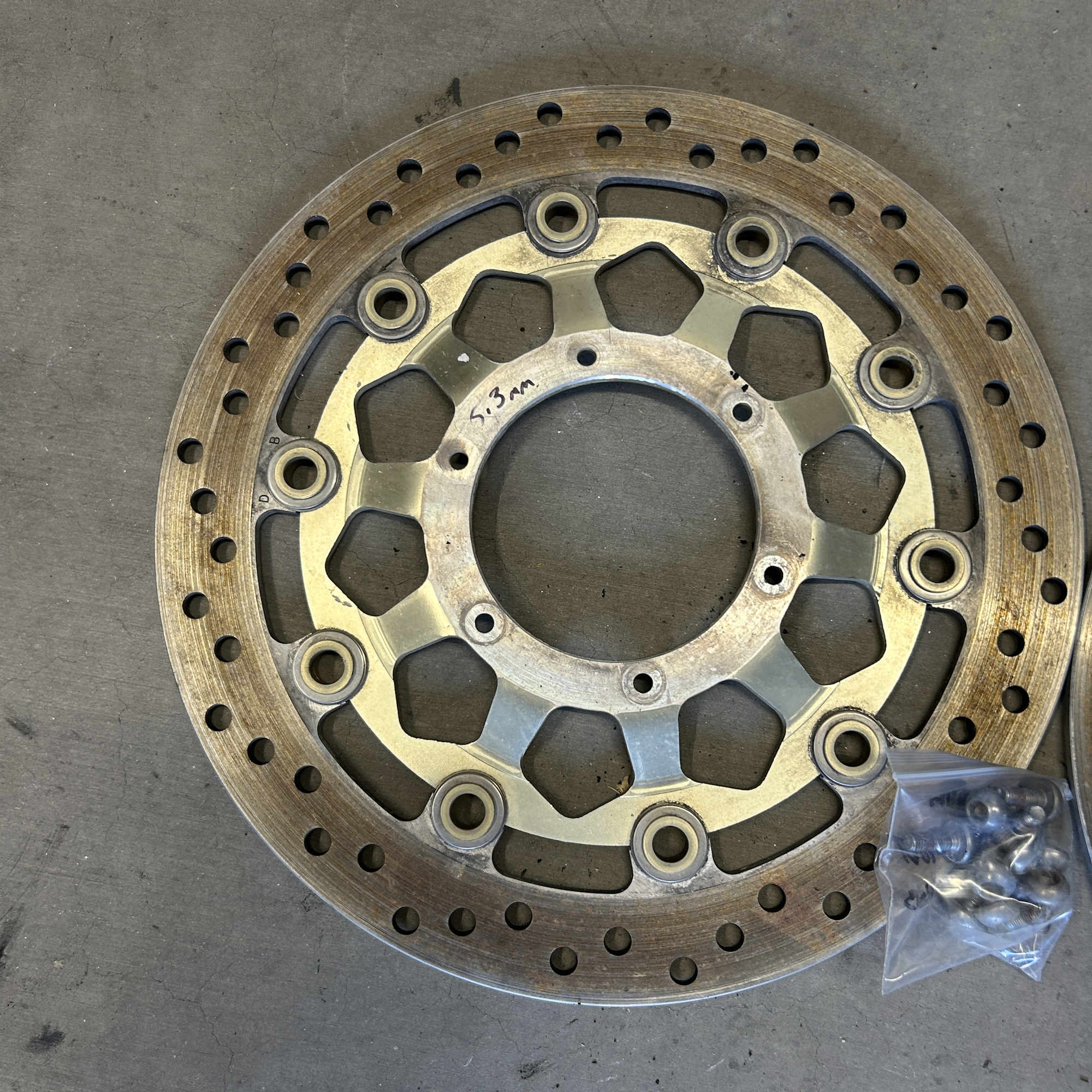 04-05 HONDA CBR1000RR FRONT BRAKE ROTORS DISC OEM LEFT RIGHT 2004-2005