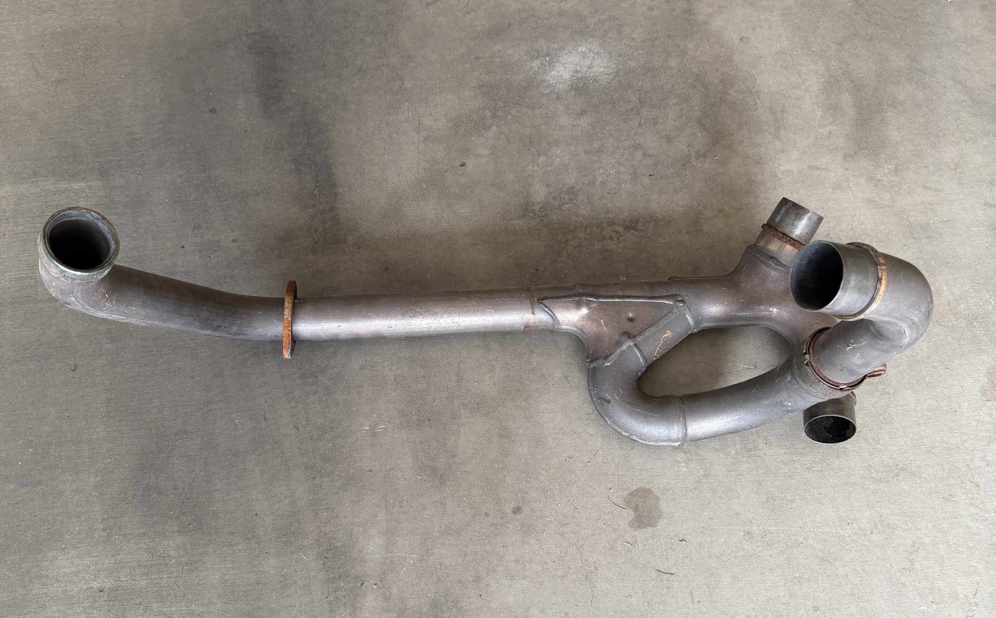 00-01 Honda RC51 RVT1000R SP1 Exhaust Header Mid Pipe Collector OEM