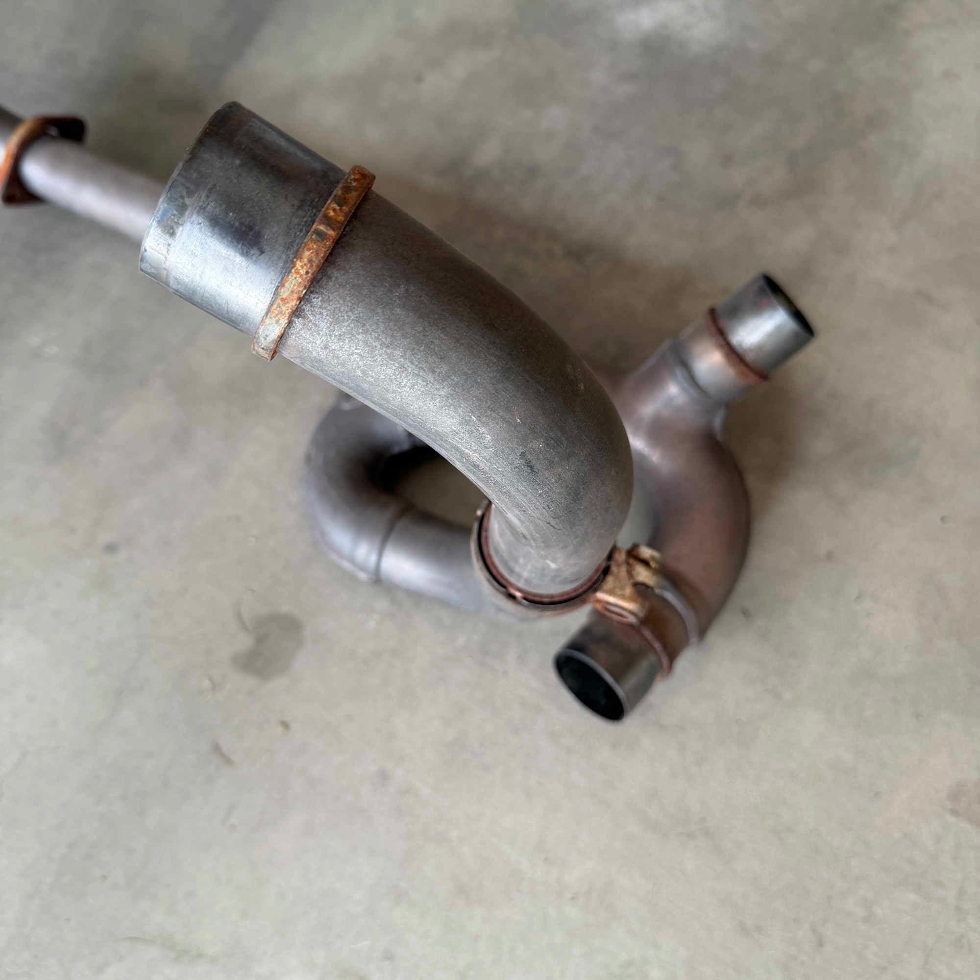 00-01 Honda RC51 RVT1000R SP1 Exhaust Header Mid Pipe Collector OEM