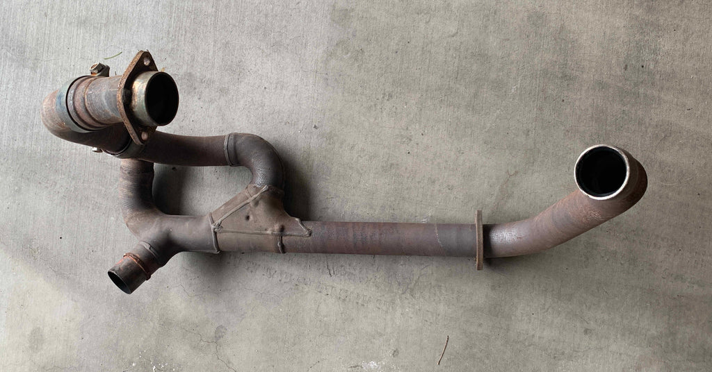 00-01 Honda RC51 RVT1000R SP1 Exhaust Header Mid Pipe Collector OEM