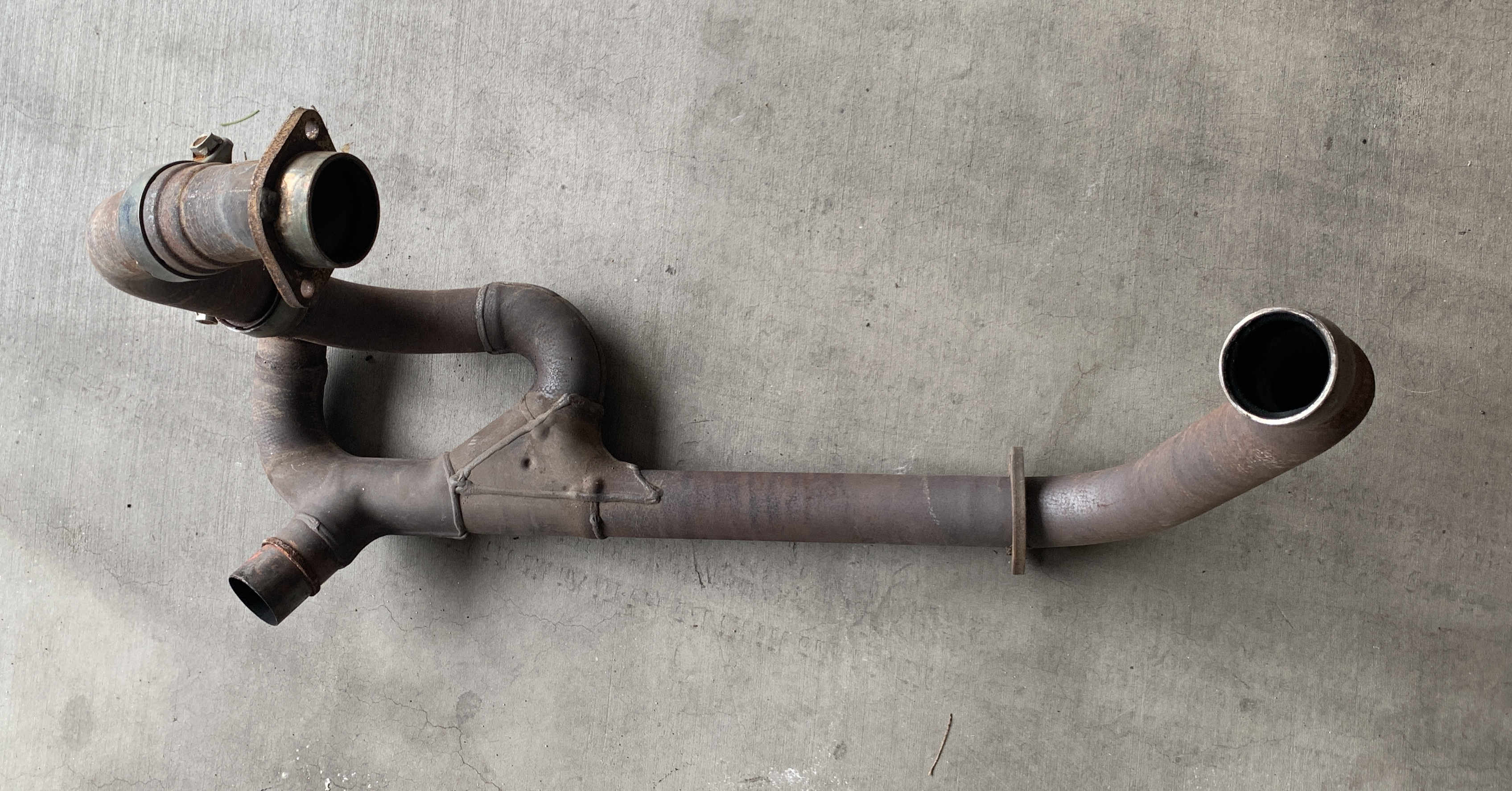 00-01 Honda RC51 RVT1000R SP1 Exhaust Header Mid Pipe Collector OEM