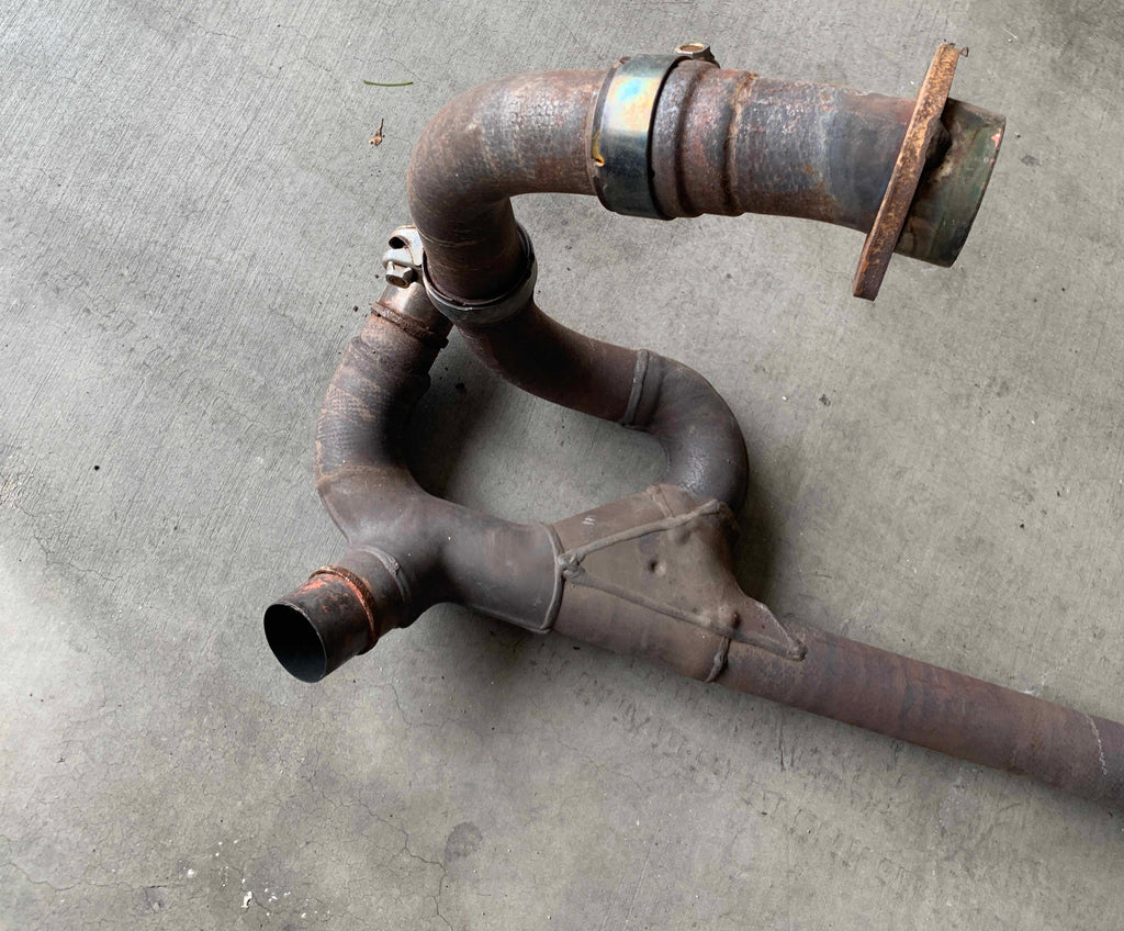 00-01 Honda RC51 RVT1000R SP1 Exhaust Header Mid Pipe Collector OEM