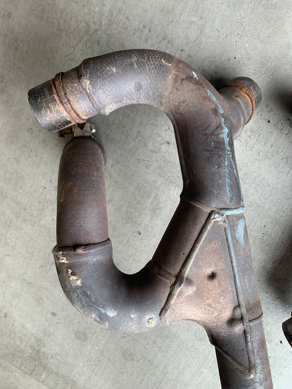 00-01 Honda RC51 RVT1000R SP1 Exhaust Header Mid Pipe Collector OEM