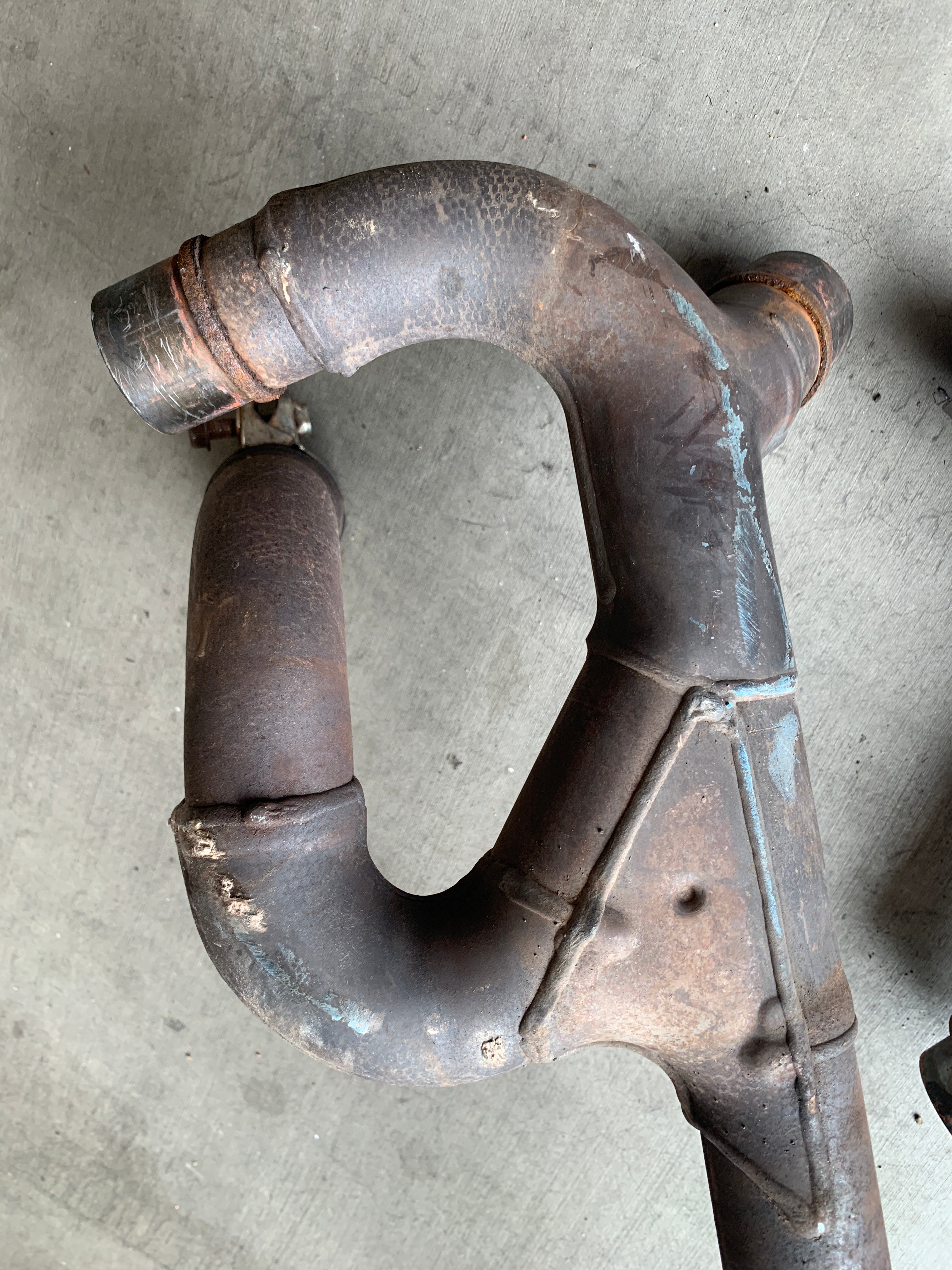 00-01 Honda RC51 RVT1000R SP1 Exhaust Header Mid Pipe Collector OEM