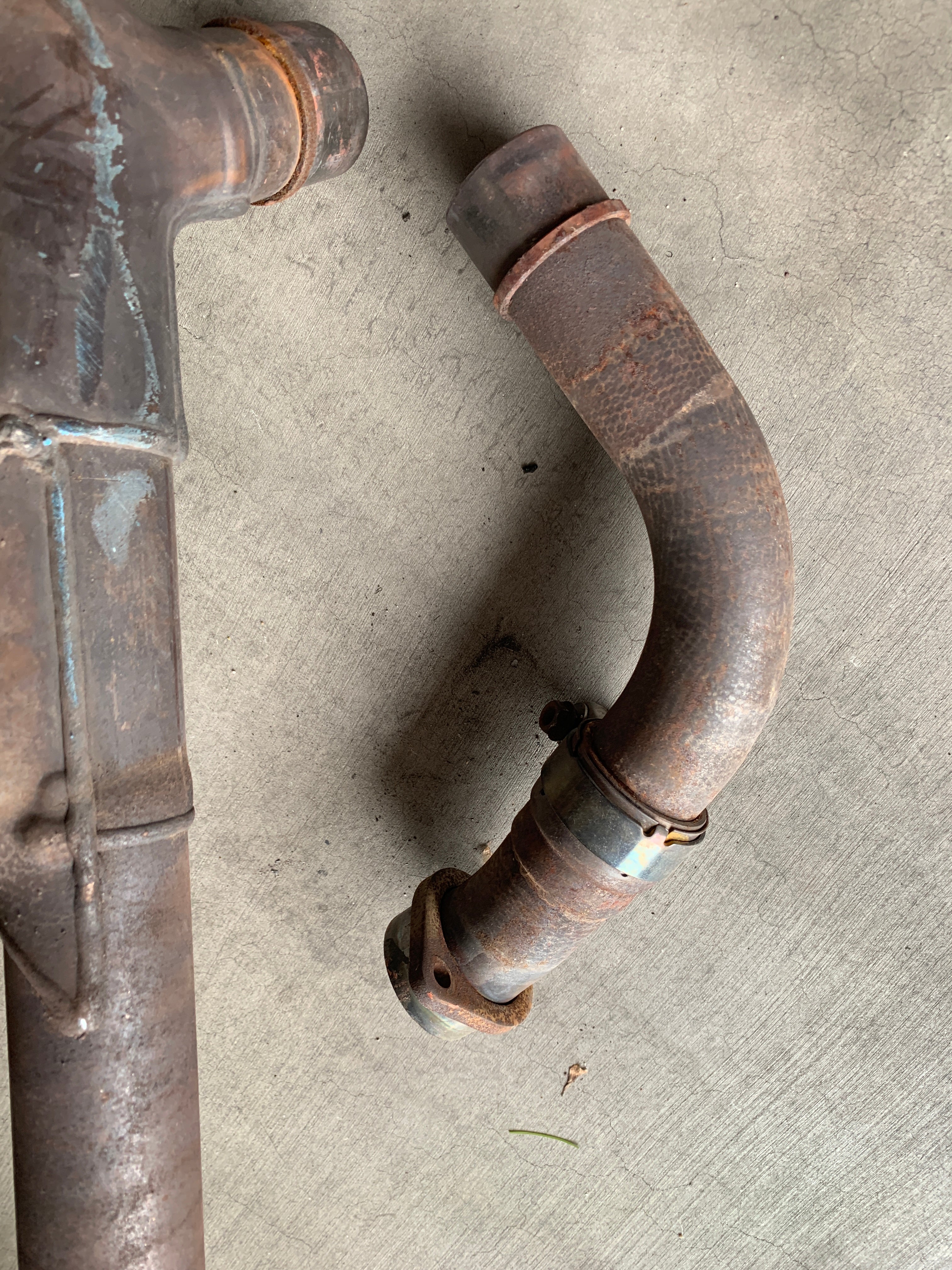 00-01 Honda RC51 RVT1000R SP1 Exhaust Header Mid Pipe Collector OEM